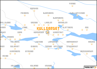 map of Kullgärdet