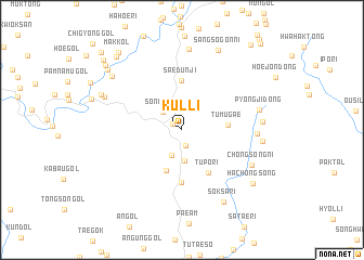 map of Kŭl-li