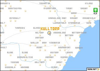 map of Kulltorp