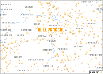 map of Kullyang-gol