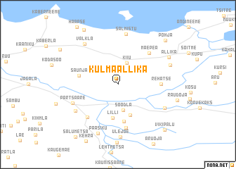 map of Külmaallika