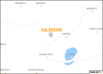 map of Kulomzino