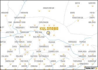 map of Kulonaba