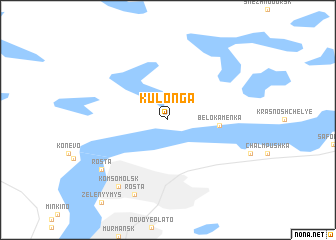 map of Kulonga