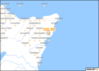 map of Kulon