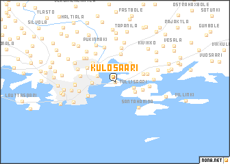 map of Kulosaari