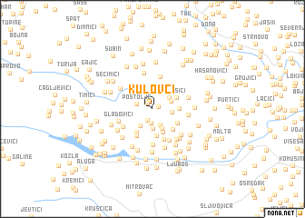 map of Kulovci