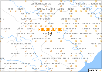 map of KuLovulandi