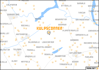 map of Kulps Corner