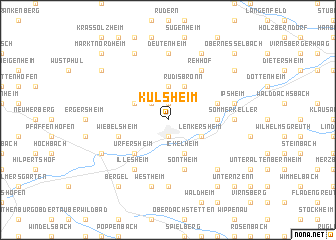 map of Külsheim