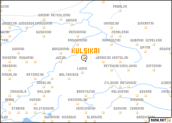 map of Kulšikai