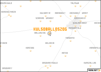 map of Külsőballószög