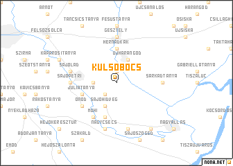 map of Külsőbőcs