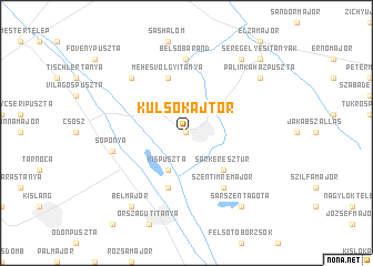 map of Külsőkajtor