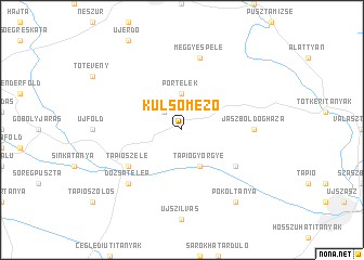 map of Külsőmező