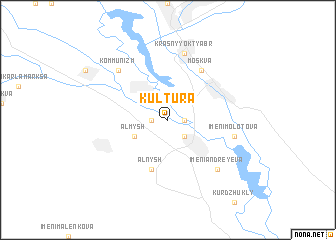 map of Kulʼtura