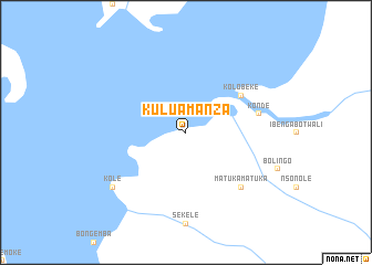 map of Kuluamanza