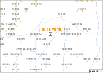 map of Kulufaga