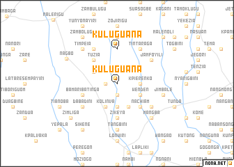 map of Kuluguana