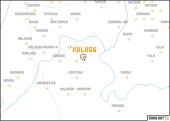 map of Kulugu