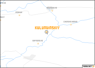 map of Kulundinskiy