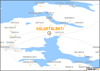 map of Kuluntalahti