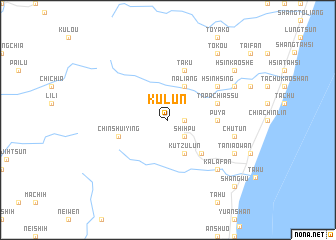 map of Ku-lun