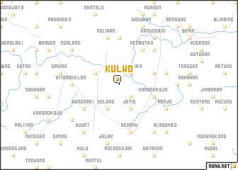 map of Kulwo