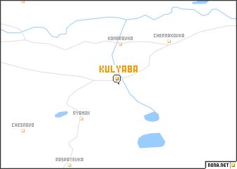 map of Kulyaba