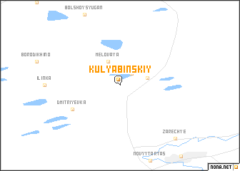 map of Kulyabinskiy