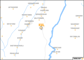 map of Kulʼ