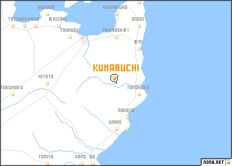 map of Kumabuchi