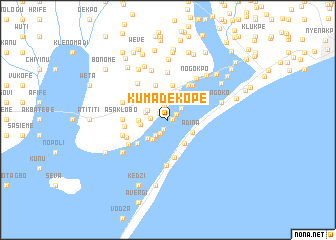 map of Kumadekope