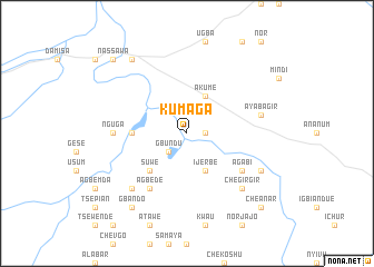 map of Kumaga