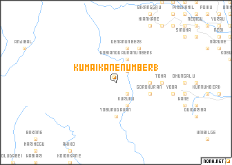 map of Kumaikane Number 1