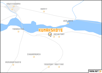 map of Kumakskoye