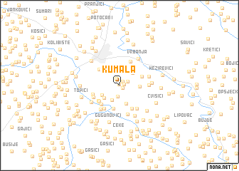 map of Kumala