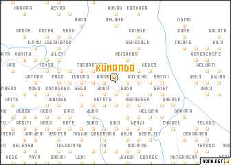 map of Kumando