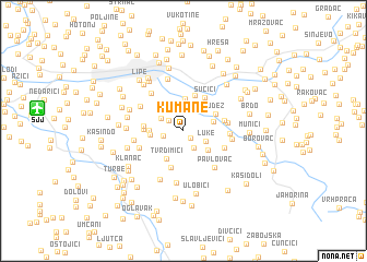 map of Kumane