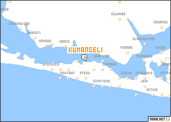 map of Kumangeli