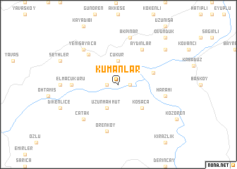 map of Kumanlar