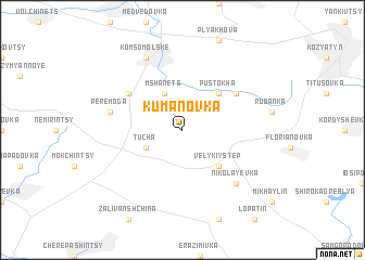 map of Kumanovka