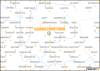 map of KuManzamnyama