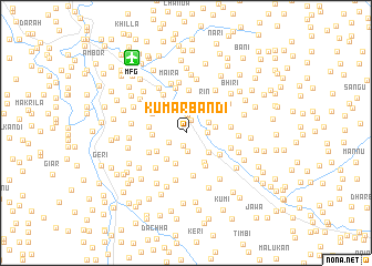 map of Kumār Bāndi