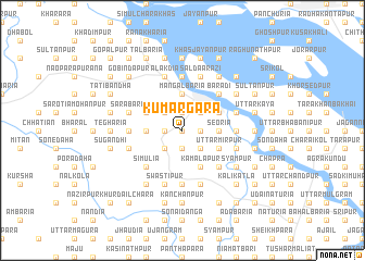 map of Kumārgāra