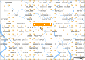 map of Kumārkhāli