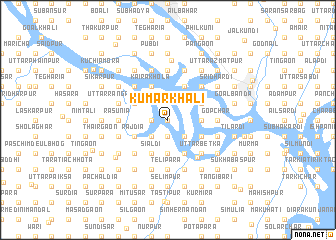 map of Kumārkhāli