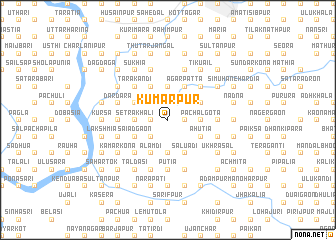 map of Kumārpur