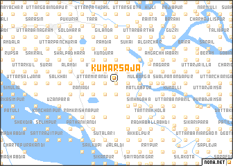 map of Kumārsaja