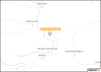 map of Kumasinka